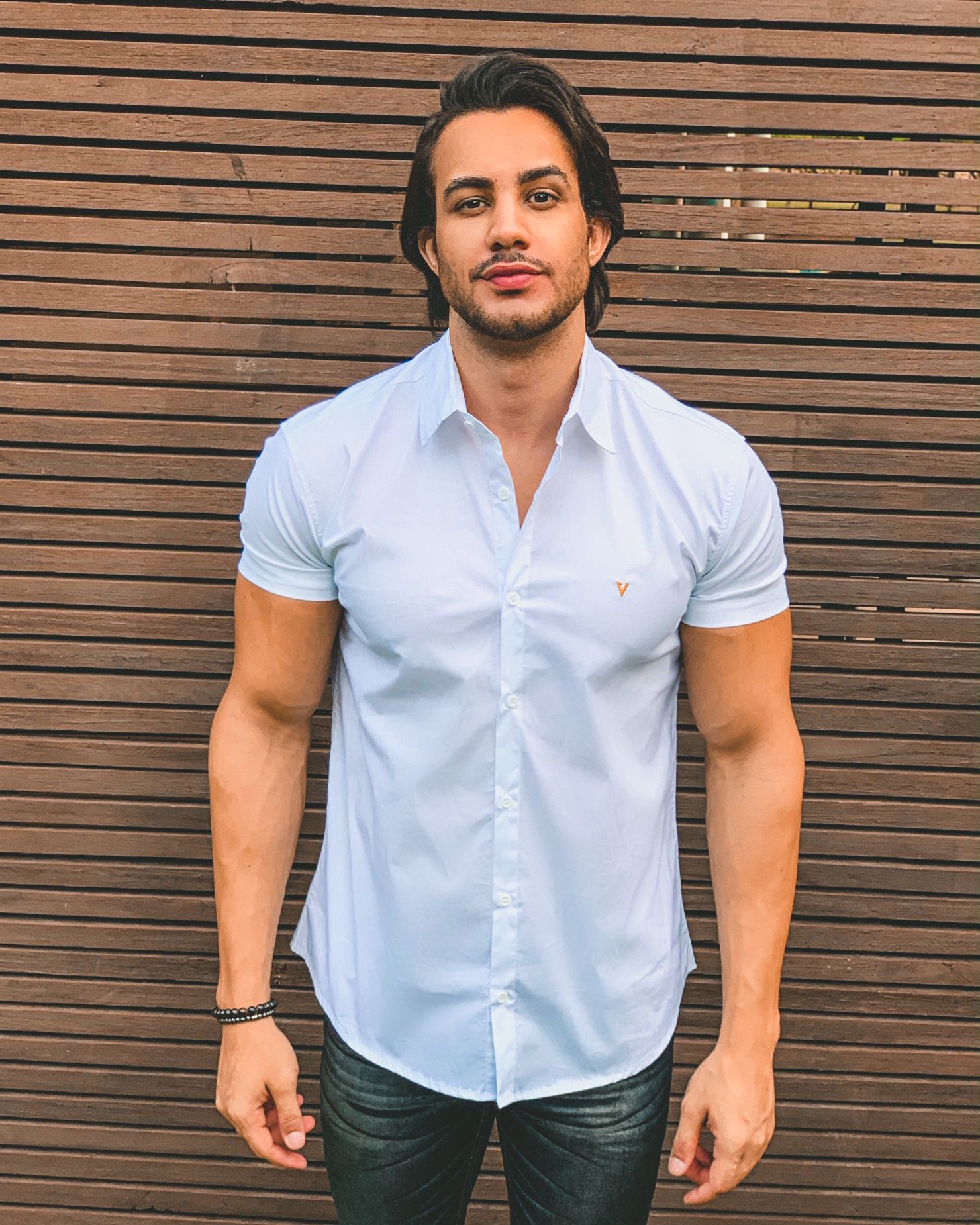 camisa branca slim masculina - VIDIC▸® | Loja Online