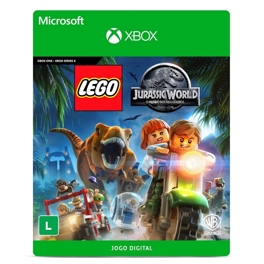 Lego Jurassic World O Mundo Dos Dinossauros Xbox 360 Original (Mídia  Digital) – Games Matrix