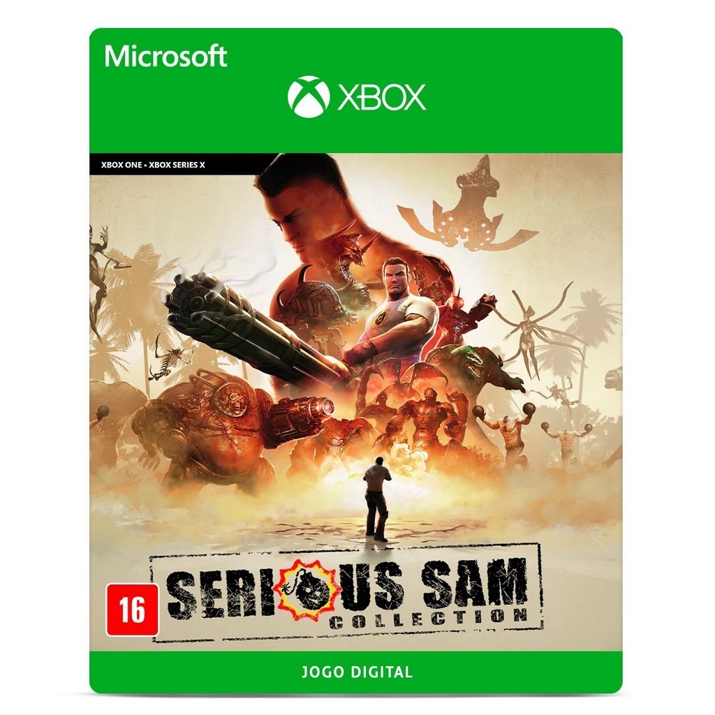 Jogo Serious Sam Collection - Xbox 25 Dígitos Código Digital - PentaKill  Store - Gift Card e Games