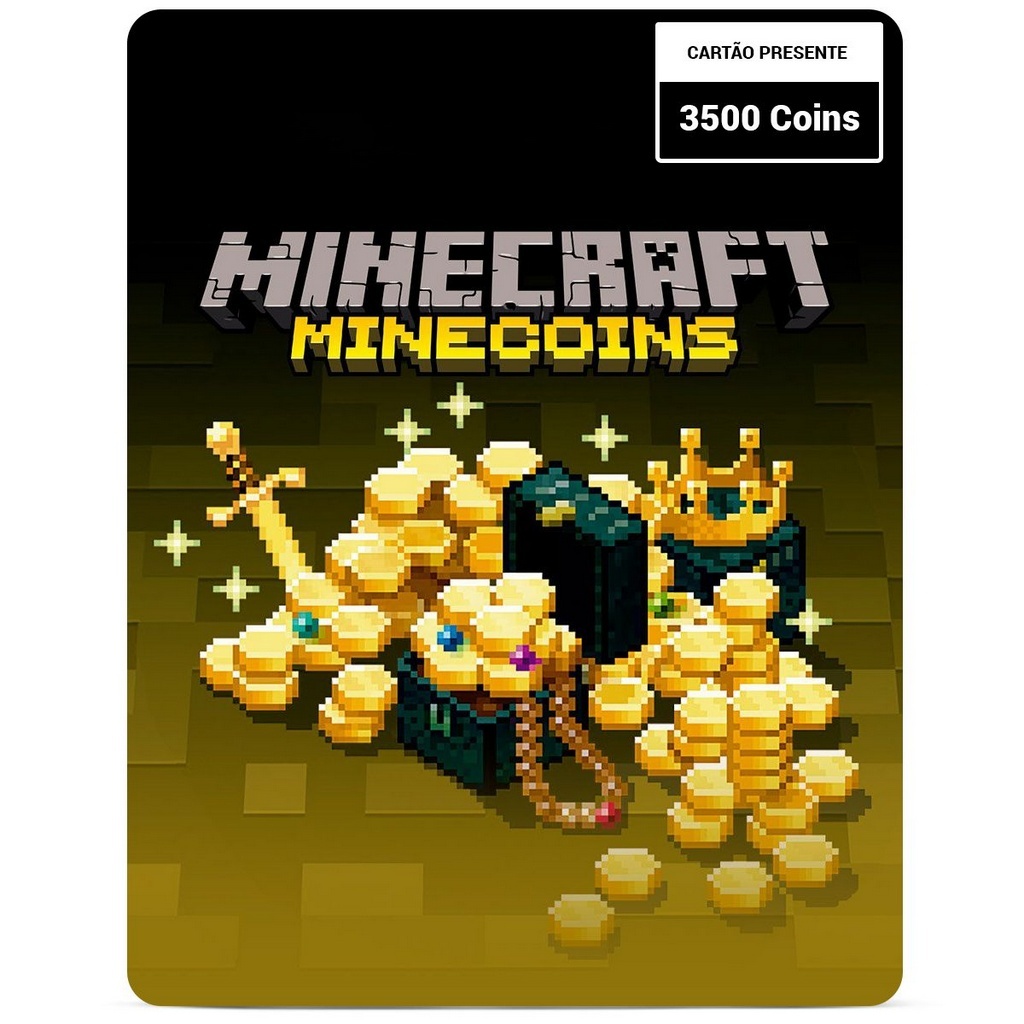 Minecraft: Pacote de Minecoins: 3500 Moedas