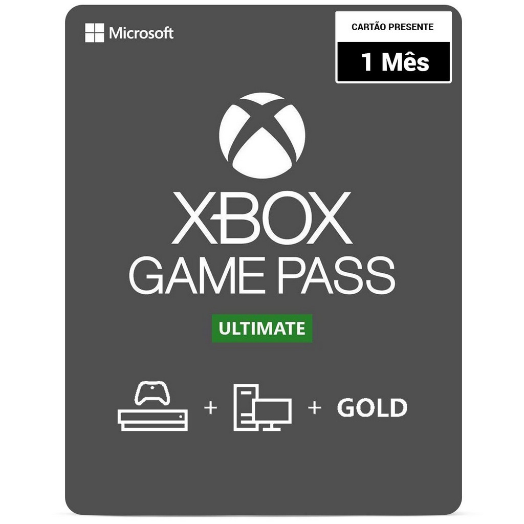 Xbox Gamepass 1 Mes - Código De 25 Dígitos (Pc) - Gift Cards - DFG