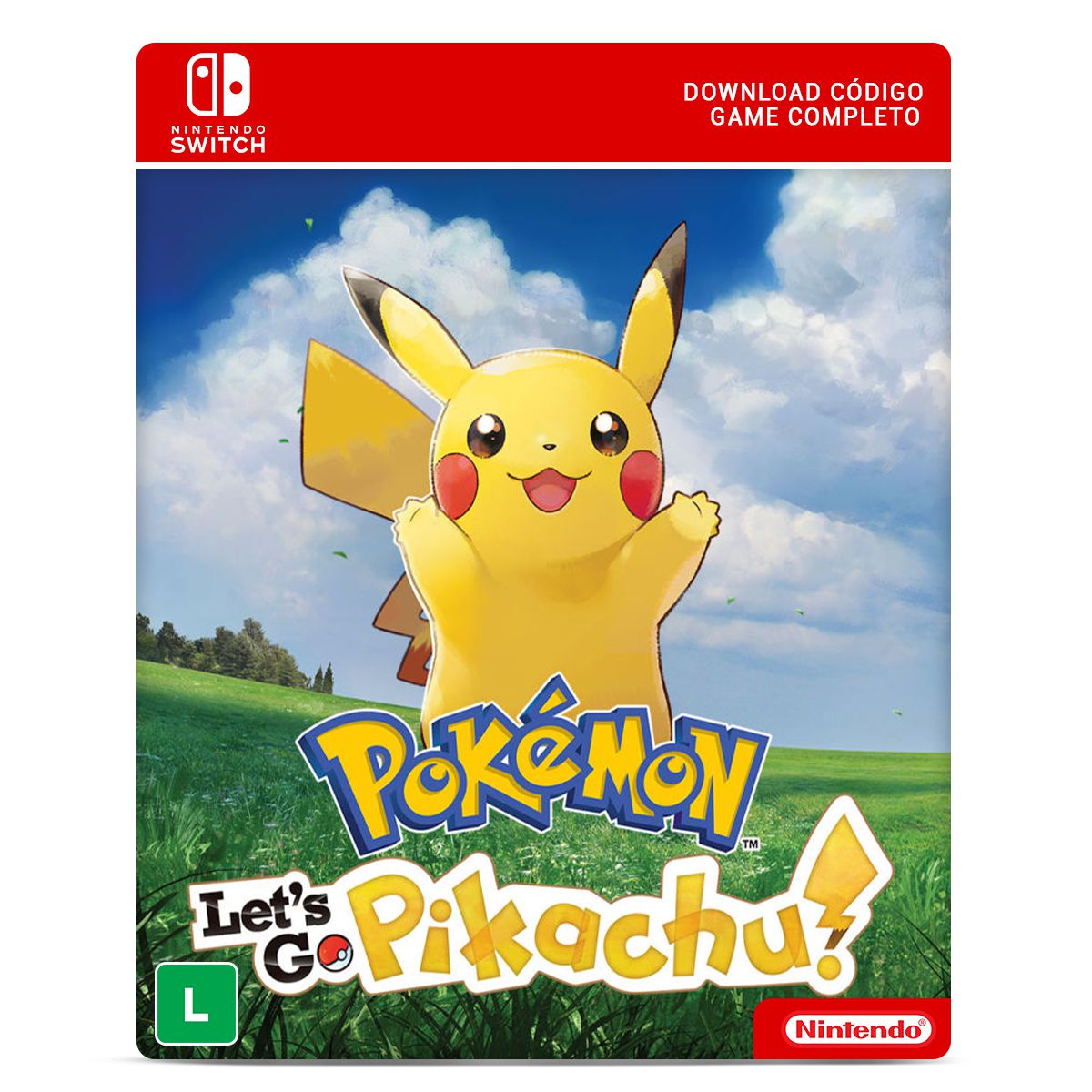 Pokémon Let ' s Go Pikachu Jogos Nintendo Switch Games Deals 100% Oficial  Original de Cartão