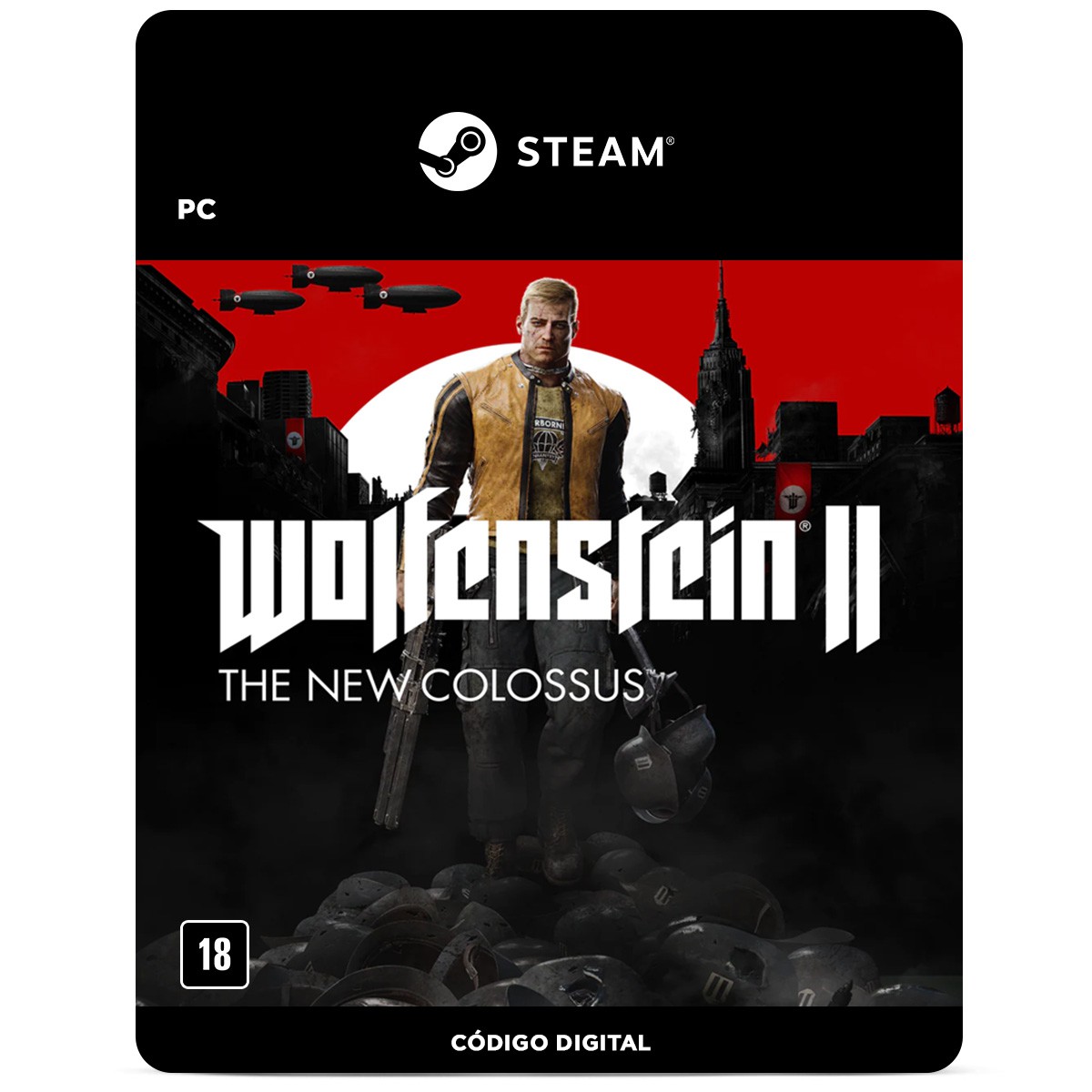 Wolfenstein II: The New Colossus (Digital Deluxe Edition) STEAM digital for  Windows