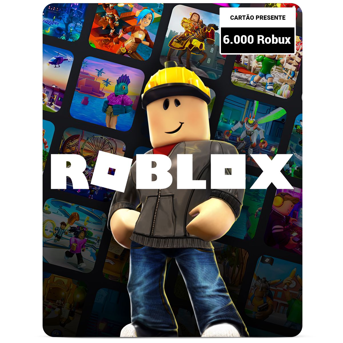 Cartão Roblox - 1000 Robux Código Digital - GSGames - Sua Loja de