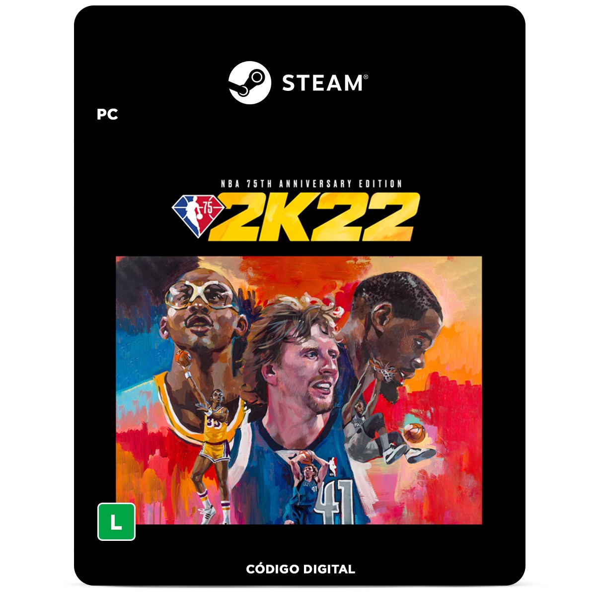 NBA 2K22 STEAM  PC - Jogo Digital
