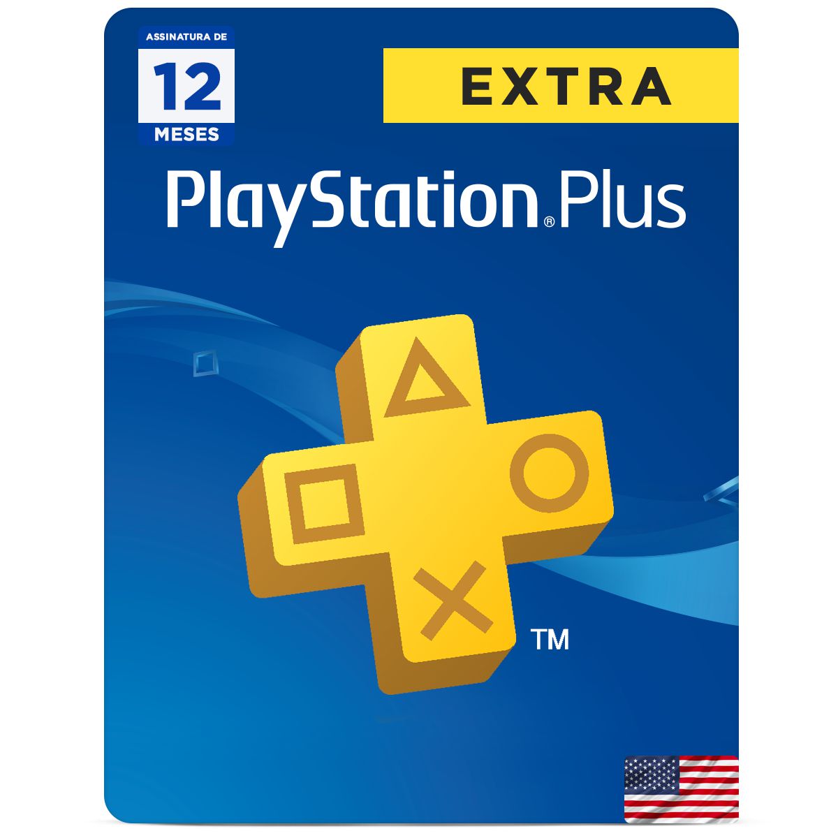 🥇Subscrição 12 Meses PSN Plus Extra (USA) (PlayStation Network)