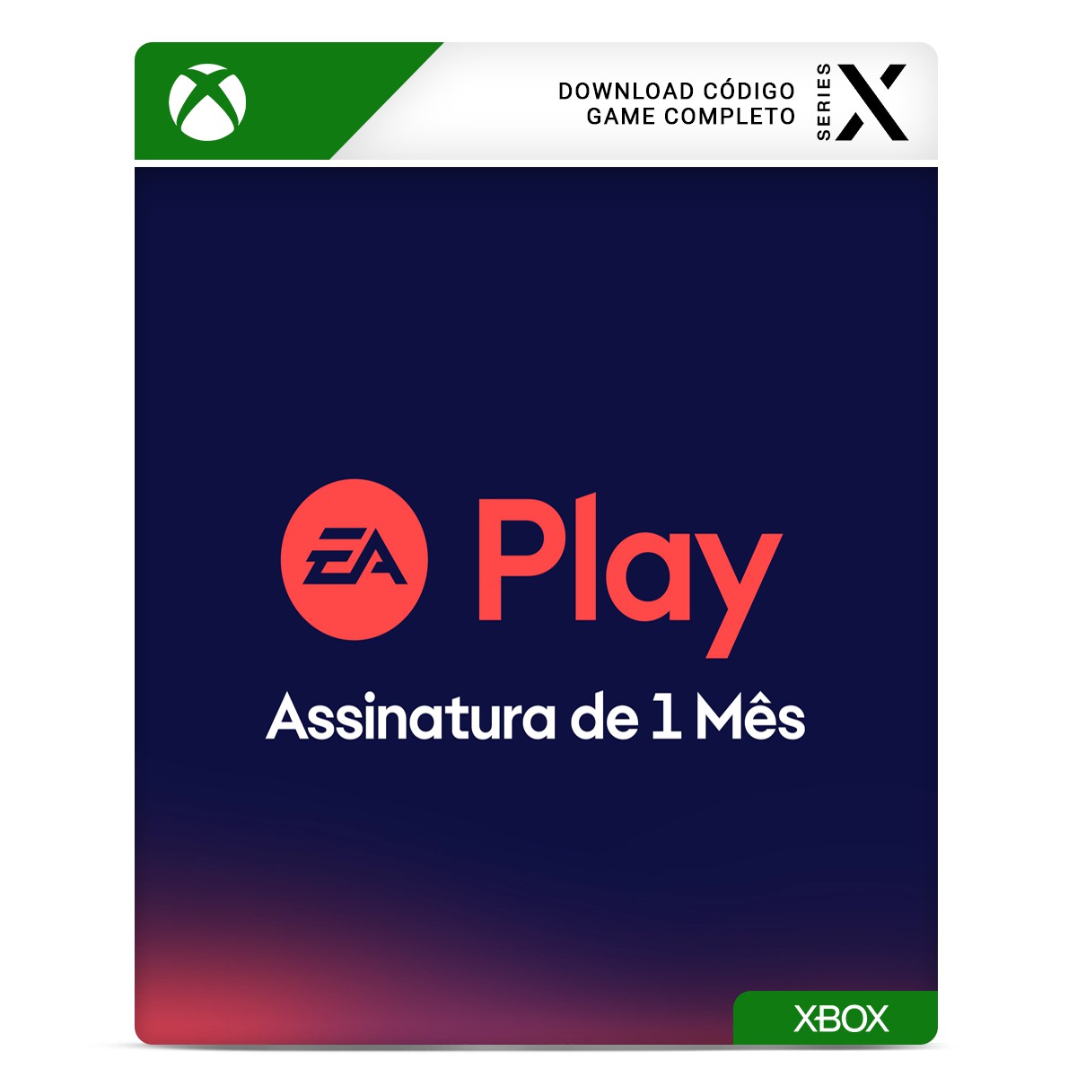 EA Play Xbox - Assinatura de 1 Mês Brasil - Código Digital