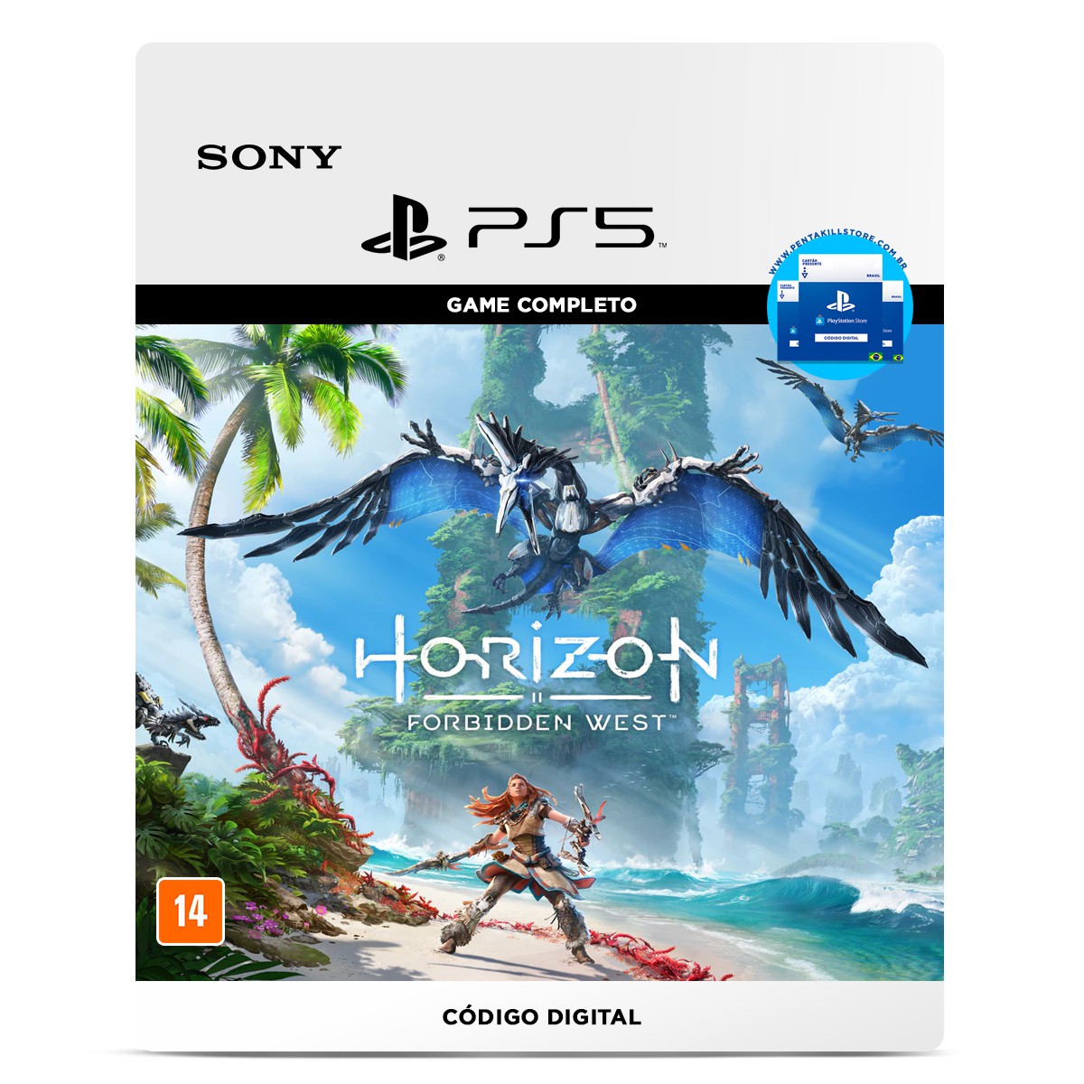 Como Resgatar um Código de jogo no PS5 - Horizon Forbiden West 