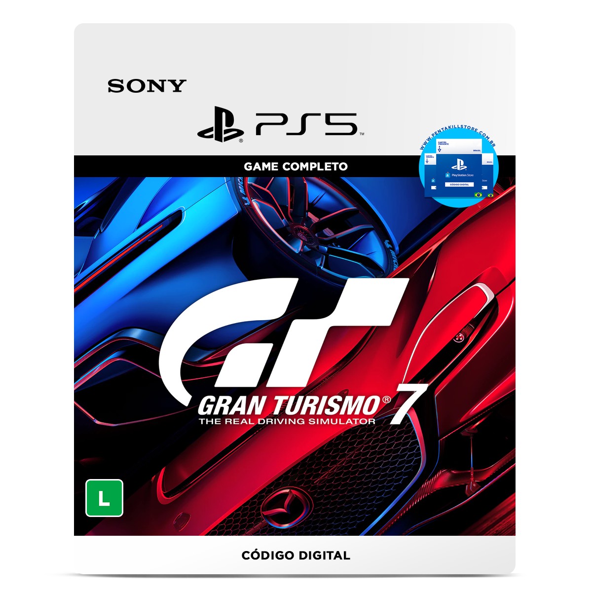 Gran Turismo 7 PS4 Mídia Digital - Venger Games  Seu centro de Cartões  presentes e mídia digital