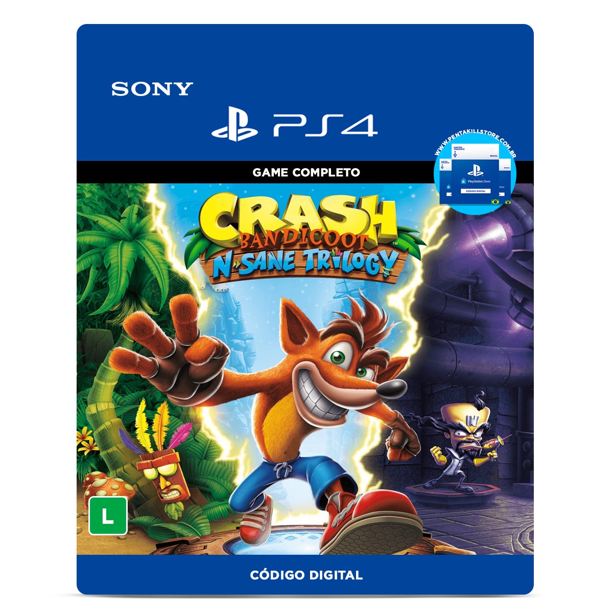 Jogo Crash bandicoot n sane trilogy PS4 em Promoção na Americanas
