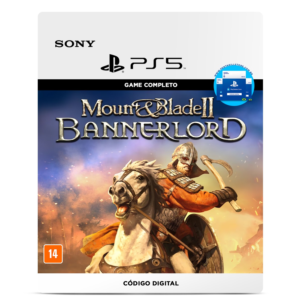 Mount & Blade II: Bannerlord PS4 PS5 - Código Digital - PentaKill Store -  Agora vai ser THKEYS