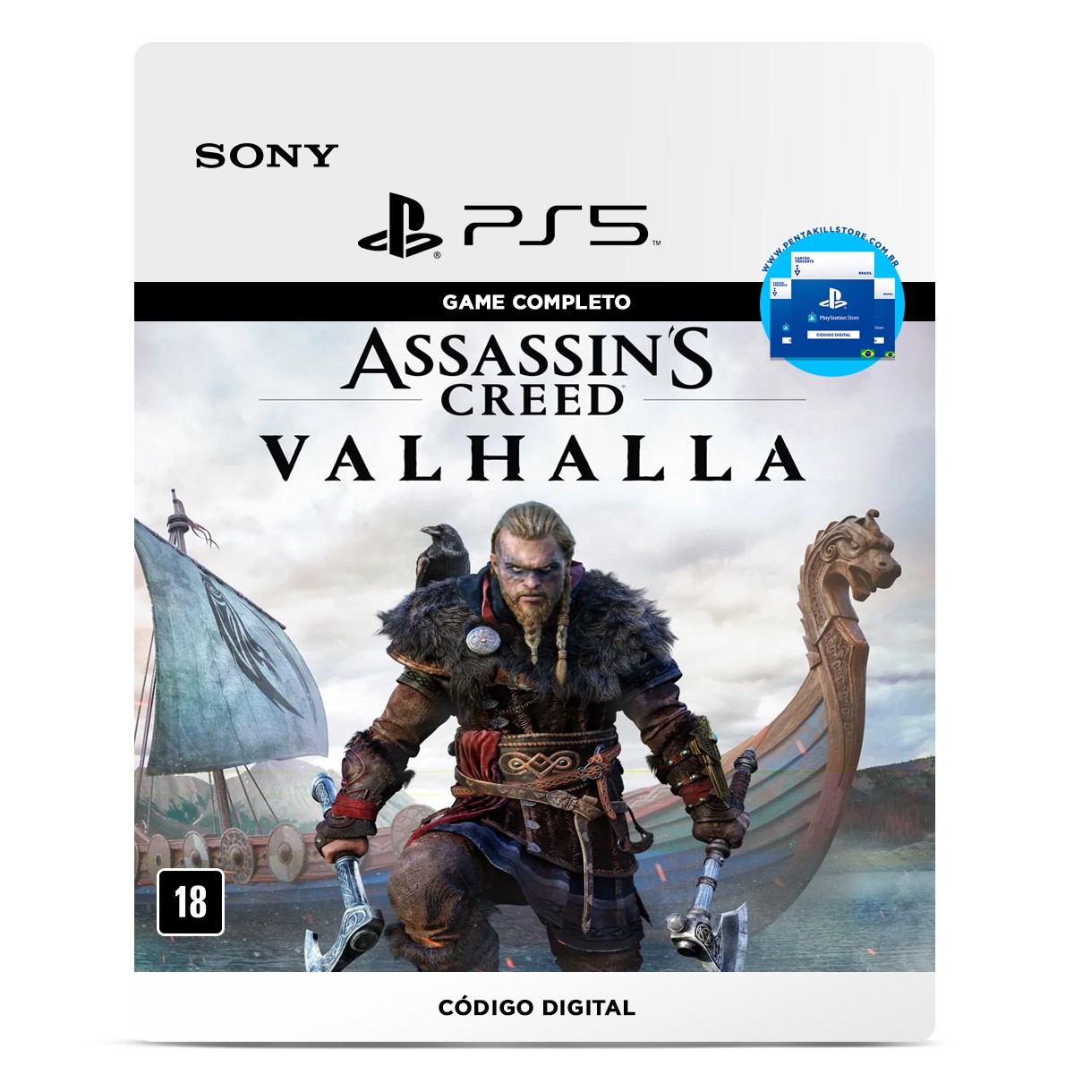 Assassin's Creed Valhalla Deluxe edition - Ps4 e Ps5 Digital
