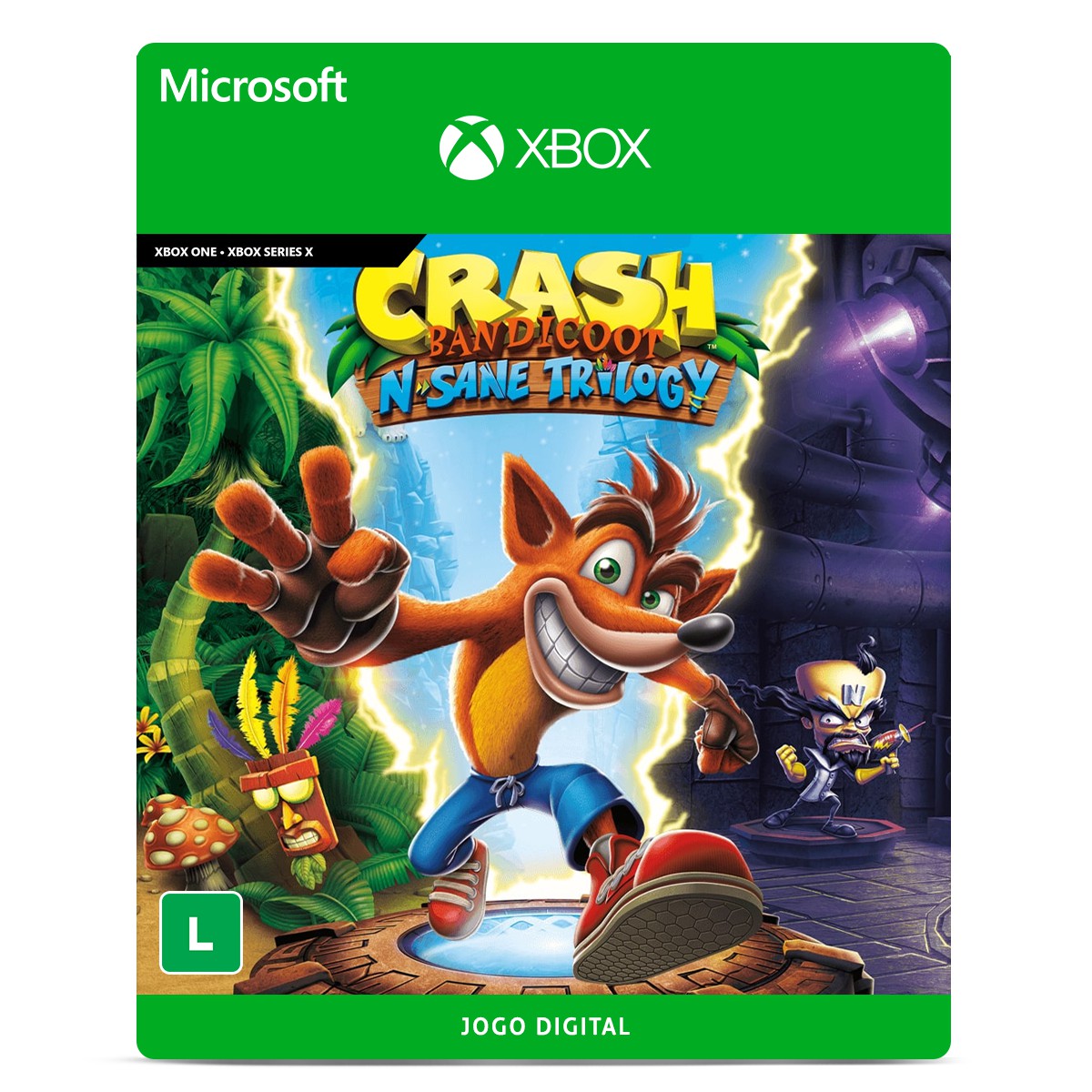 Crash Bandicoot N'sane Trilogy - Xbox One em Promoção na Americanas