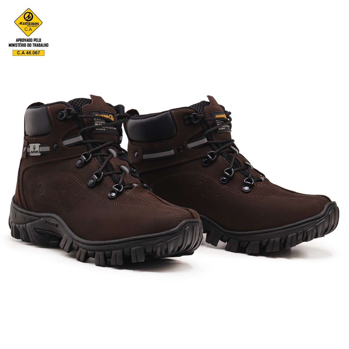 Coturno Bota Caterpillar California Couro Palmilha Gel Promoção