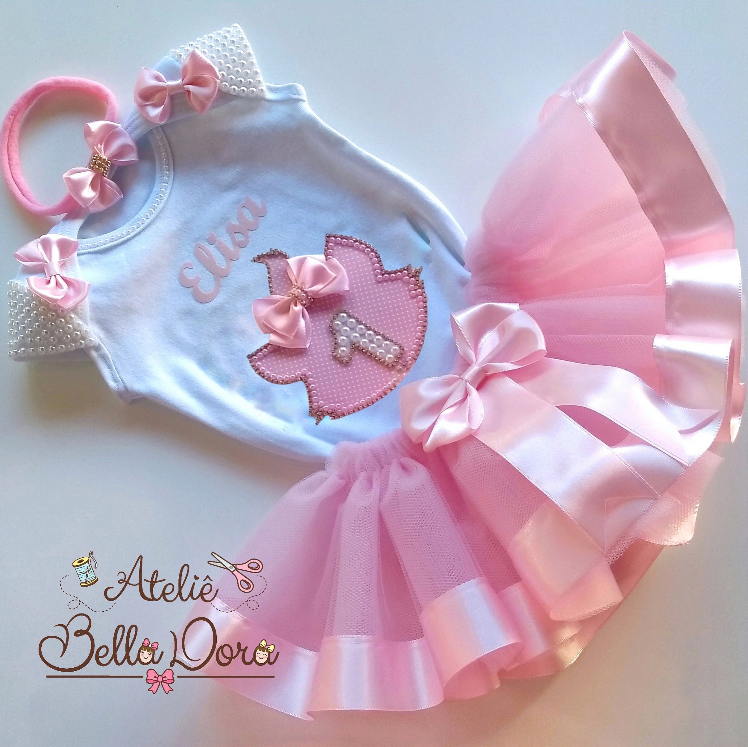 Conjunto tutu Gatinha Marie - Ateliê Bella Dora