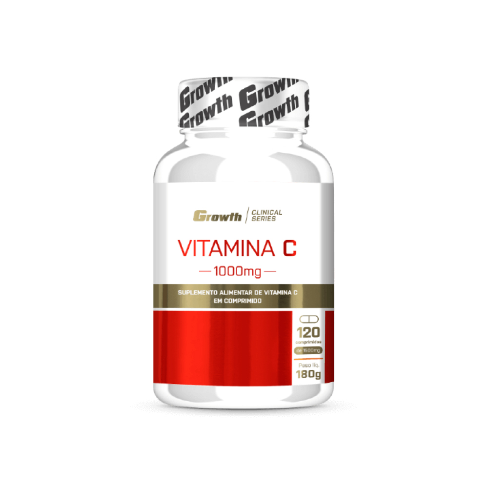 Vitamina C 1000mg 120 Comprimidos Growth Supplements Bh Suplementos 2446