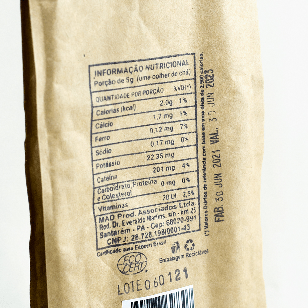 Guaraná Cipó Selvagem da Amazônia 180g - MAD - BH Suplementos