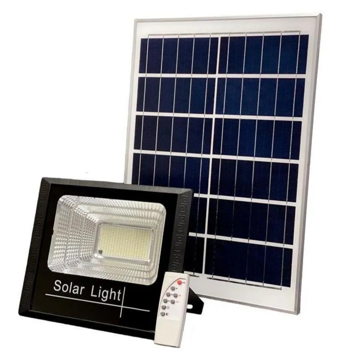 Refletor Holofote de 200w Placa Energia Solar A Prova D´agua - Ilumirah Led