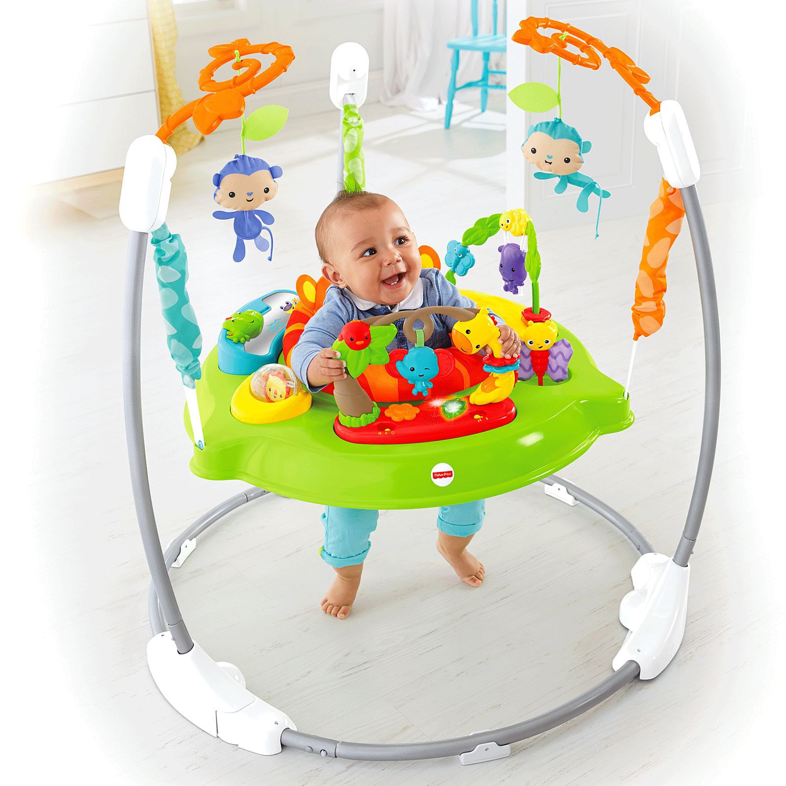 Jumperoo Rain forest Fisher Price - Alugue Toys