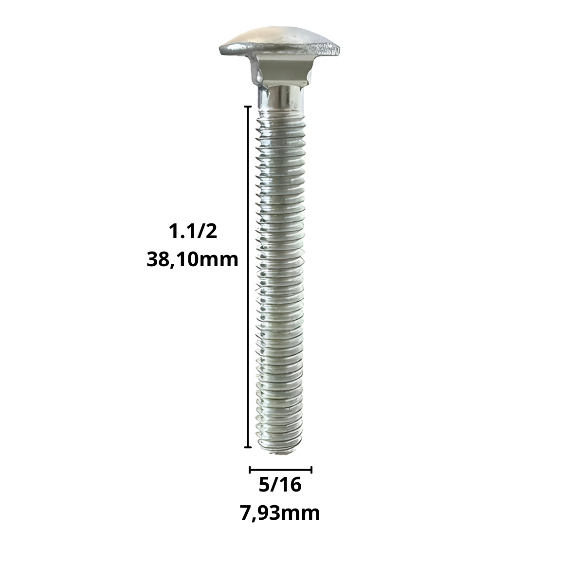 ESUSS HUANG. 10 Pezzi U-N-C 5/16-18 US Bullone A Vite A Testa A Testa - Foto 4