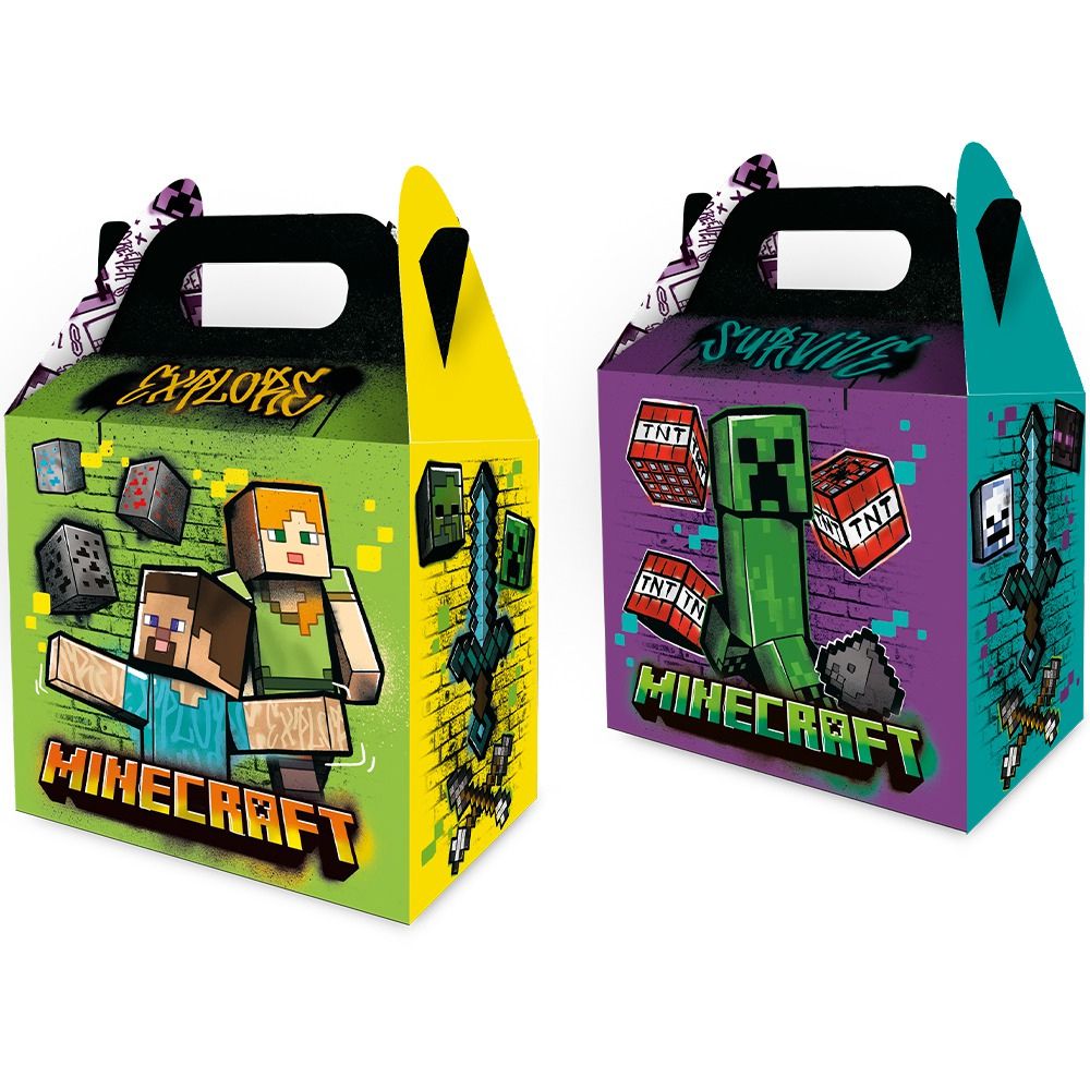 Brinquedo de papel da Minecraft Paper Craft Abrindo Caixa Surpresa