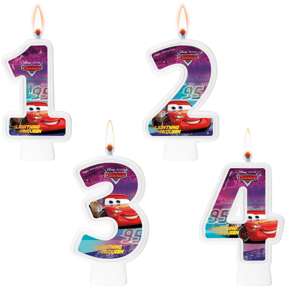 Vela Disney Cars 3 Carros Para Bolo - Aniversário E Festa - Regina Festas -  Vela de Aniversário - Magazine Luiza