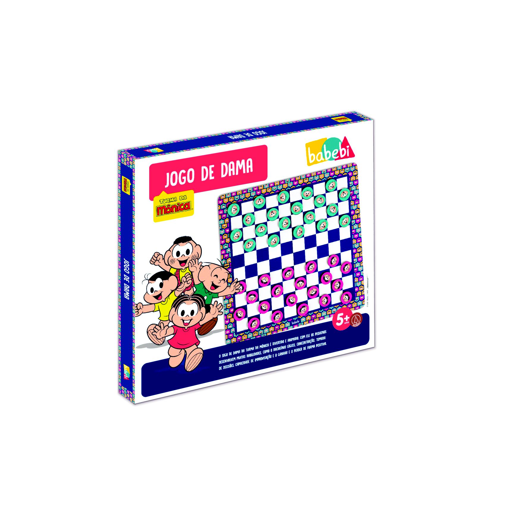 Jogo de damas - Jogo educativo de madeira