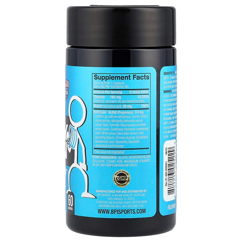 Power Roxy Suplement Roxylean - 60 cápsulas -BPI - Primo Suplementos
