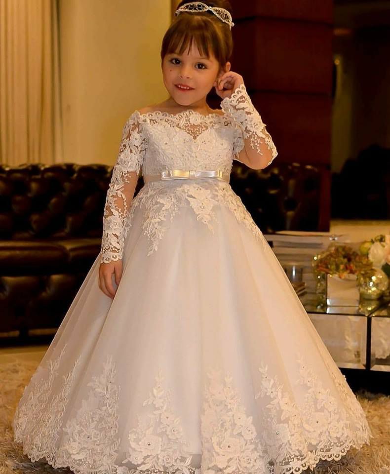 Vestido infantil Vermelho Daminha de Casamento Princesa - Vermelho