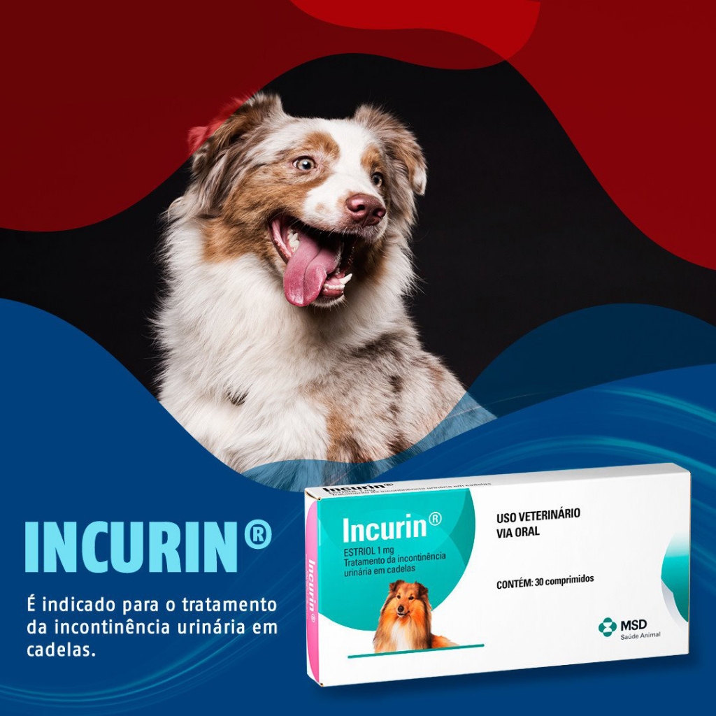 Incurin 1mg MSD - 30 Comprimidos - Mercado AgroPet