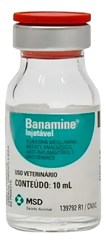 Banamine injectable para alívio da dor e febre em bovinos e equinos ...