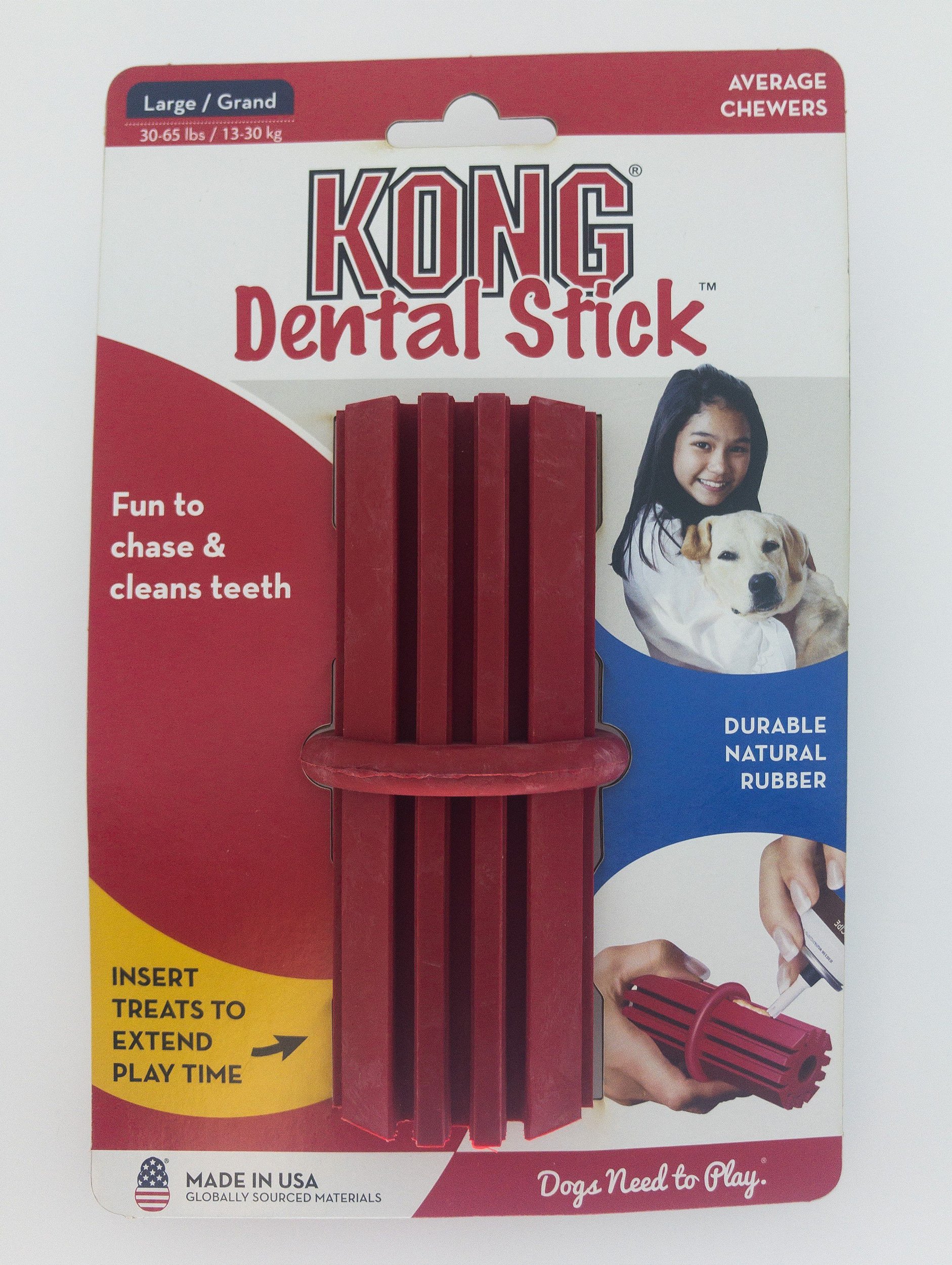 KONG Dental Stick Pet in Action