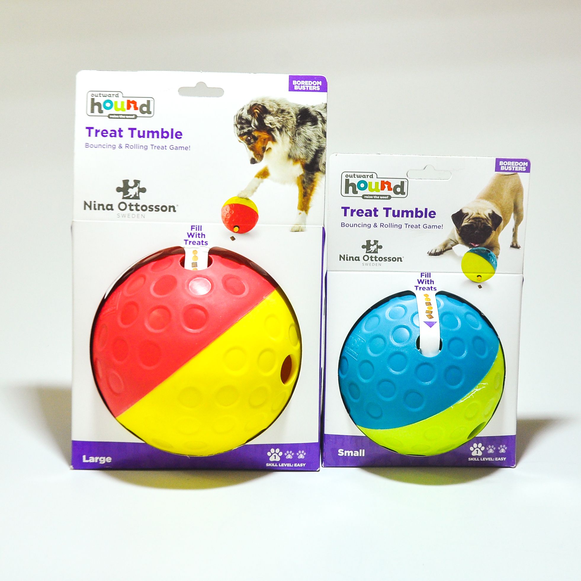 Nina Ottosson Dog Treat Tumble Ball Boredom Buster