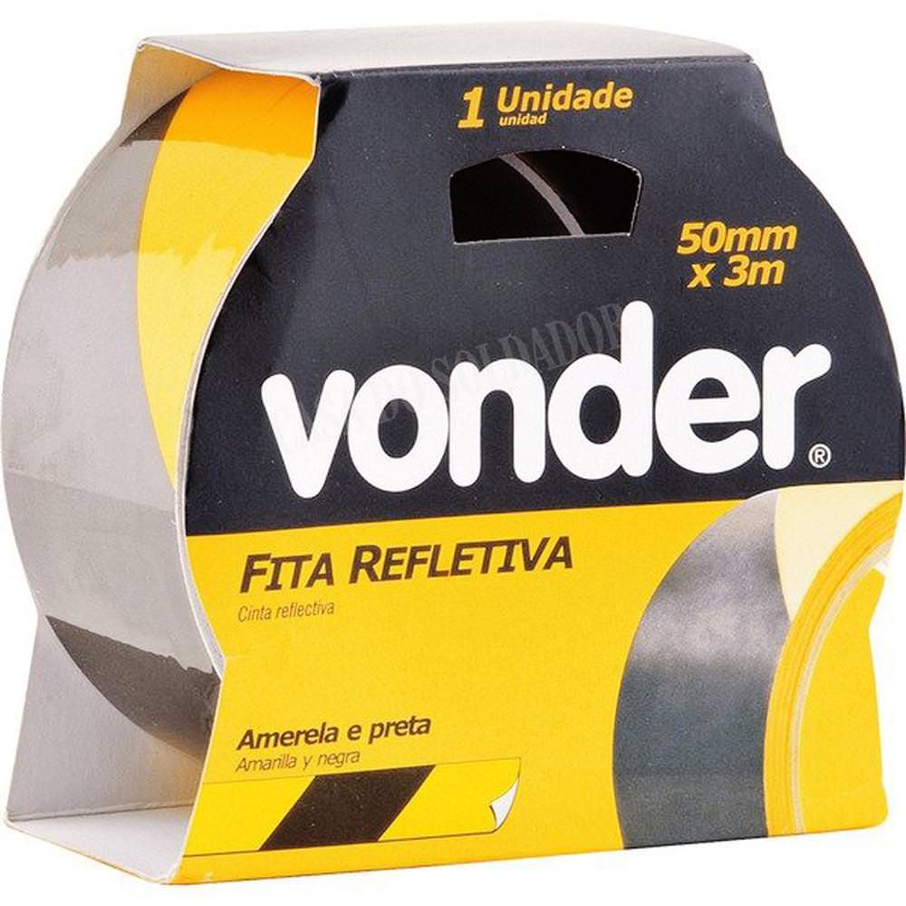 Fita Adesiva Refletiva Prismática Grau Comercial Branca 1 M X 5 Cm