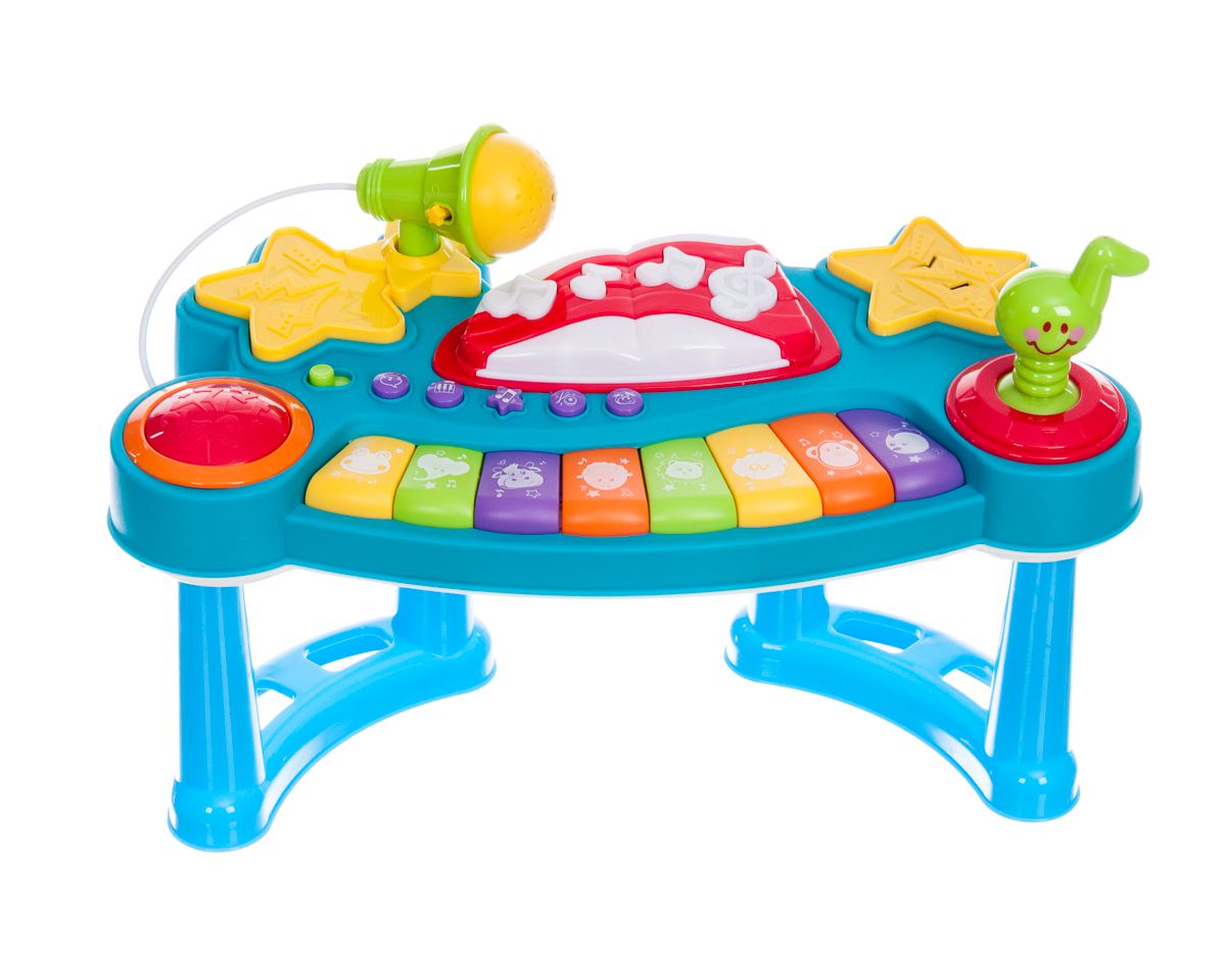 Piano Infantil Musical Educativo Som Animais P/ Criança Bebê Cor Vermelho