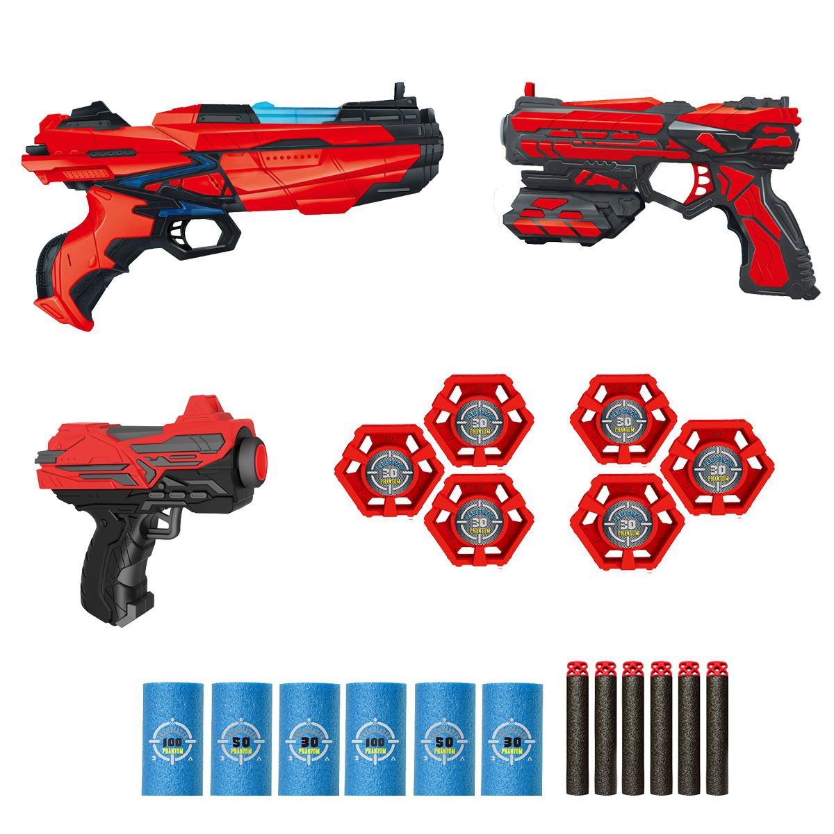 Lançador 3 Dardos Nerf Arminha Pistola Brinquedo Dinossauro