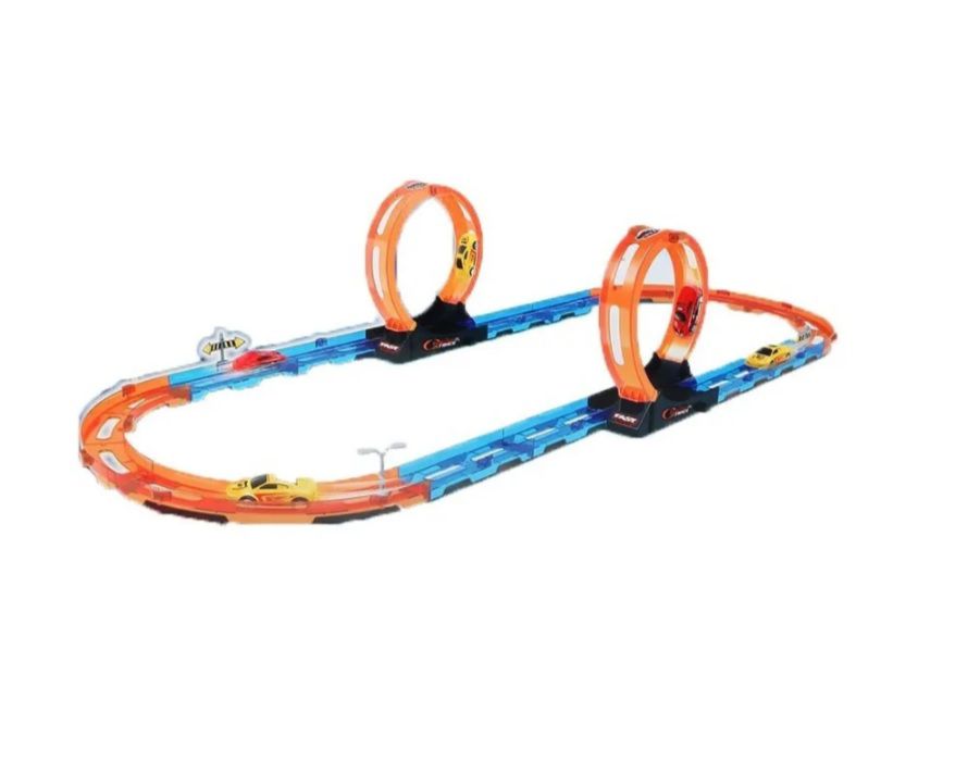 Hot Wheels Corrida 3 Pistas 3 Loopings - Carrinhos de Brinquedos