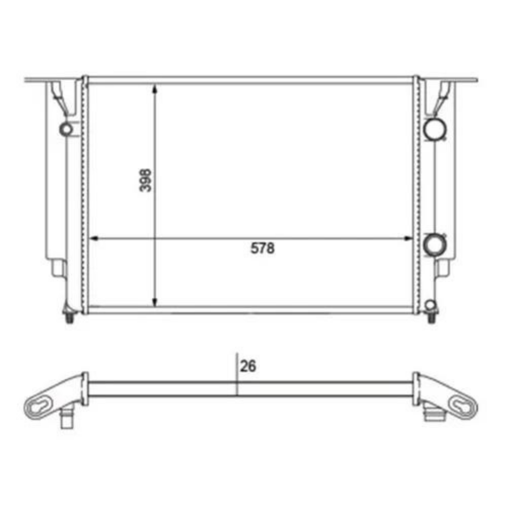Radiador Stilo 2002 2003 2004 2006 2007 2008 2009 2011 2012 - Ideal ...