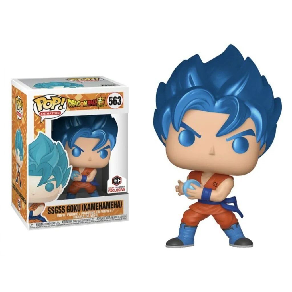 Boneco Dragon Ball Z Goku Super Sayajin Cabelo Azul Colecionável