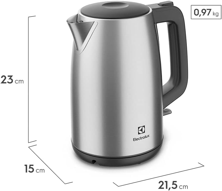 Chaleira Elétrica Electrolux 1,7L EEK25 Experience Inox 220V - Gringolândia