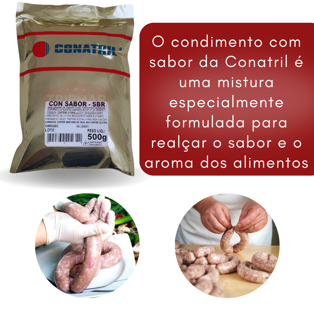 Condimento Con Sabor 500Gr - Conatril - Tripmar | Tripas e Condimentos