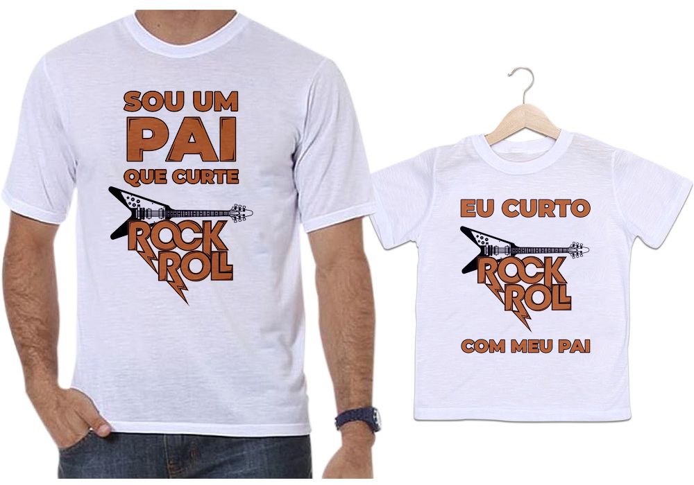 Camiseta Pai Rockeiro