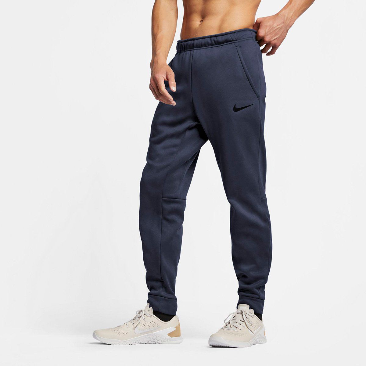 Calça Moletom Nike Therma Taper Masculina - Azul+Preto - Claus Sports -  Loja de Material Esportivo - Tênis, Chuteiras e Acessórios Esportivos
