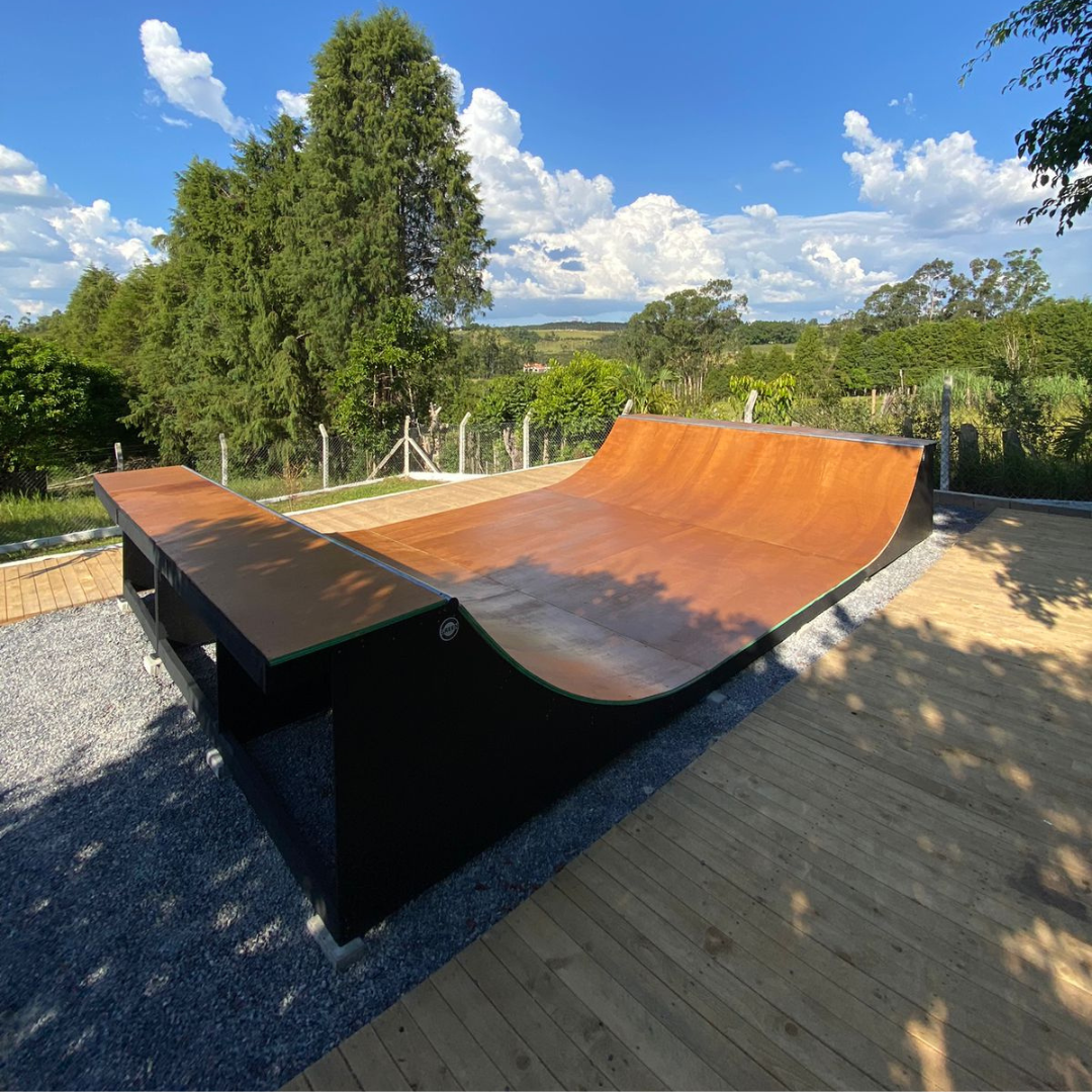 4m Ramp MINI RAMP 7m x 4m x 1m - Green Ramps