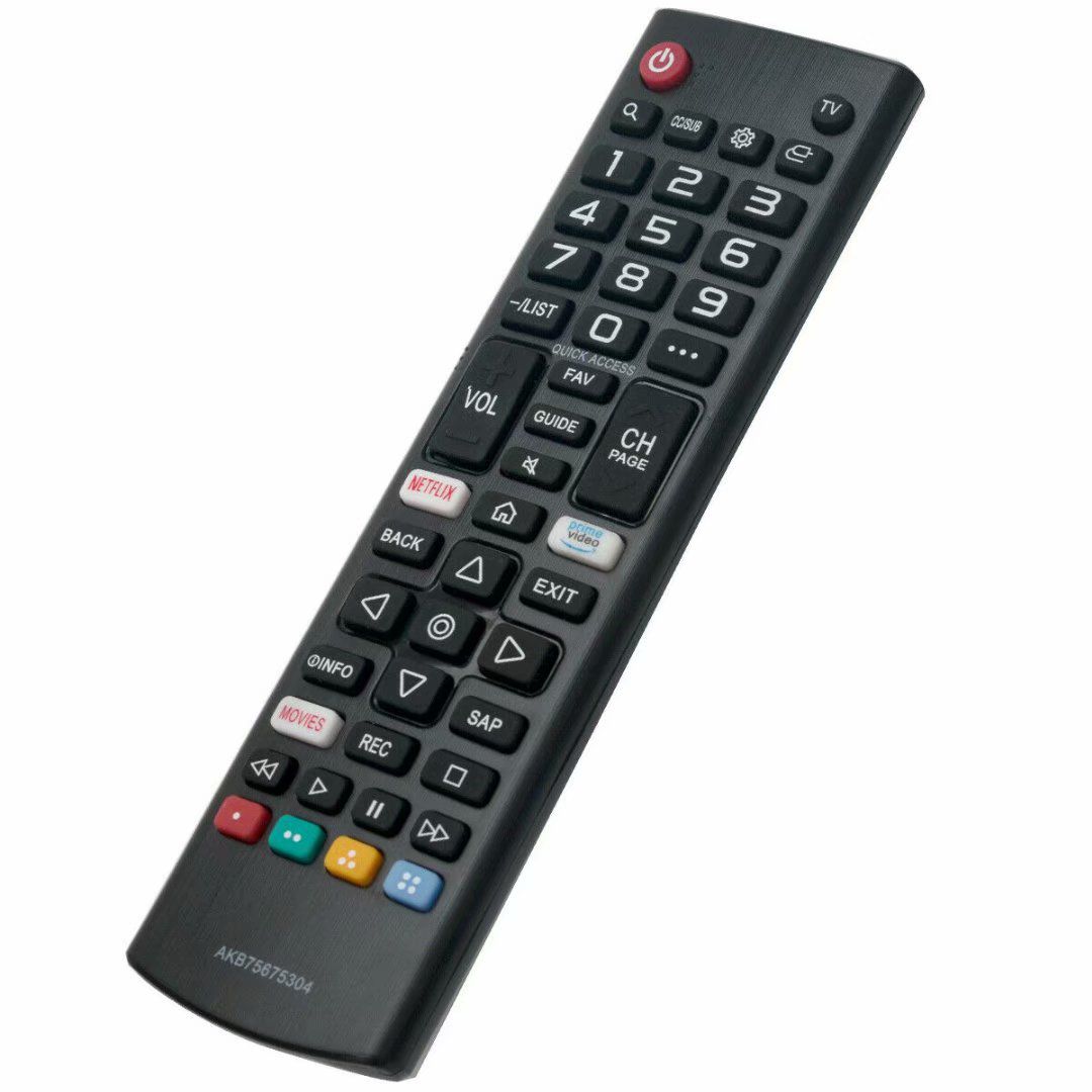 Controle Remoto Smart TV Lg AKB75675304 (linha Lm/um) Netflix, Prime Video  e Movies TV - Center Panavision