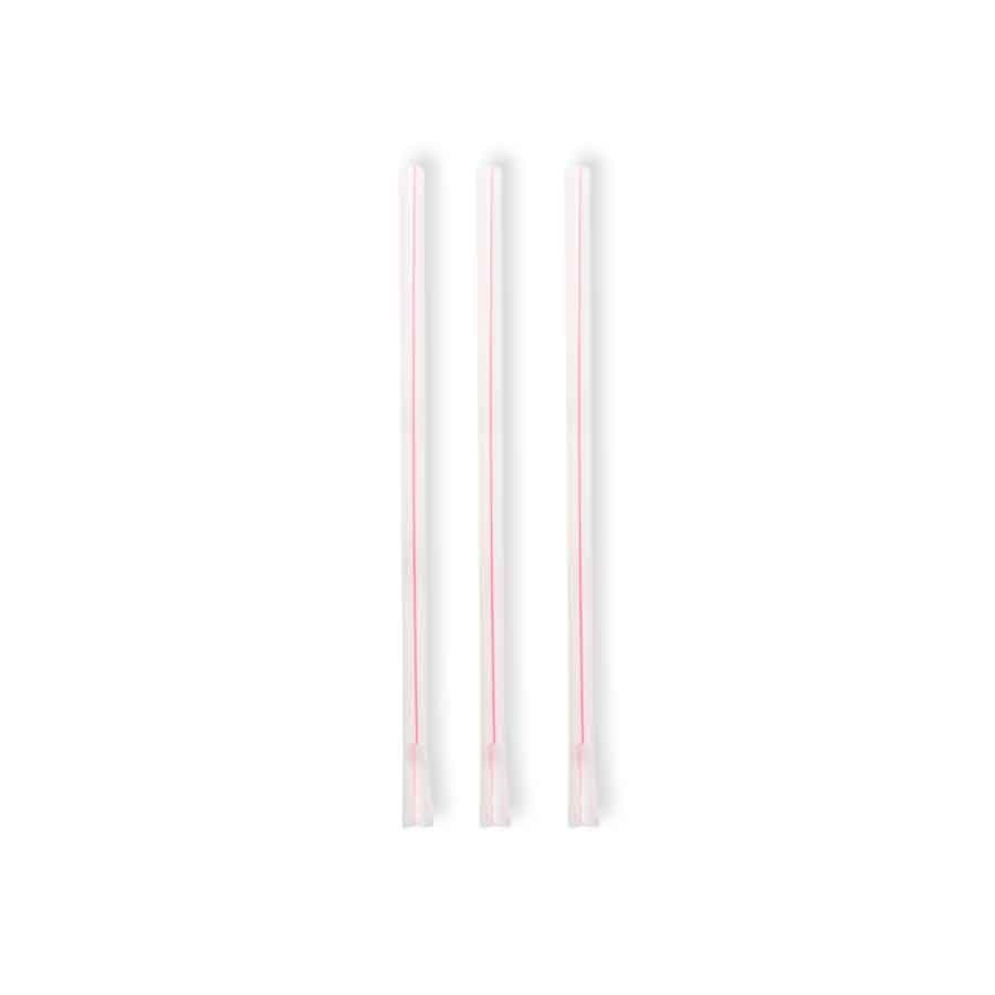 Canudo Sache Mexedor Cropac Branco e Vermelho 17,0 x 5,8cm - Litoral  Embalagens
