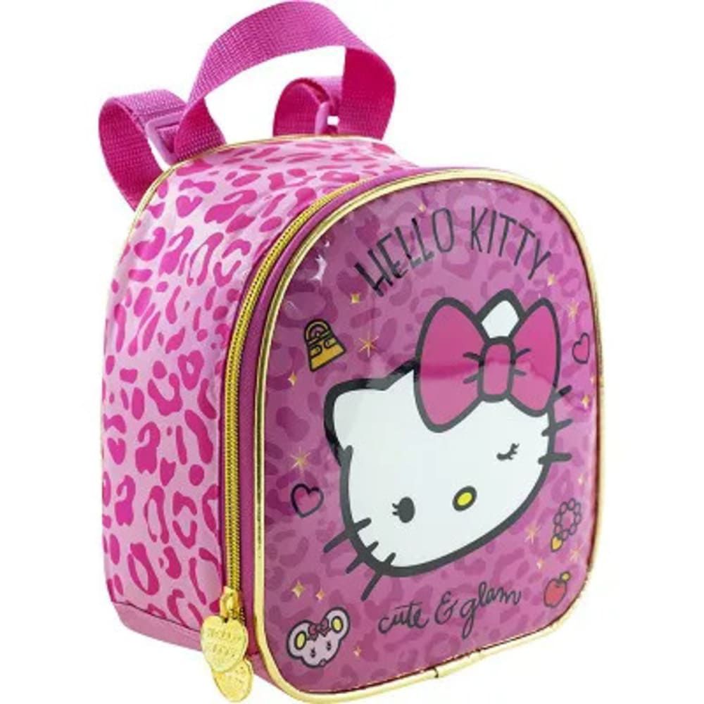 LANCHEIRA TÉRMICA INFANTIL ESCOLAR PASSEIO HELLO DARLING - Rosa