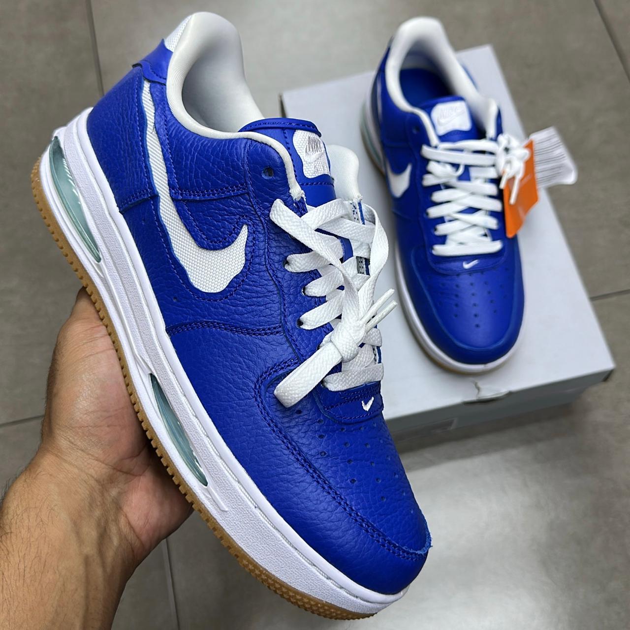 TÊNIS NIKE AIR FORCE 1 LOW EVO TEAM ROYAL (COMPLETO) - mercadohype
