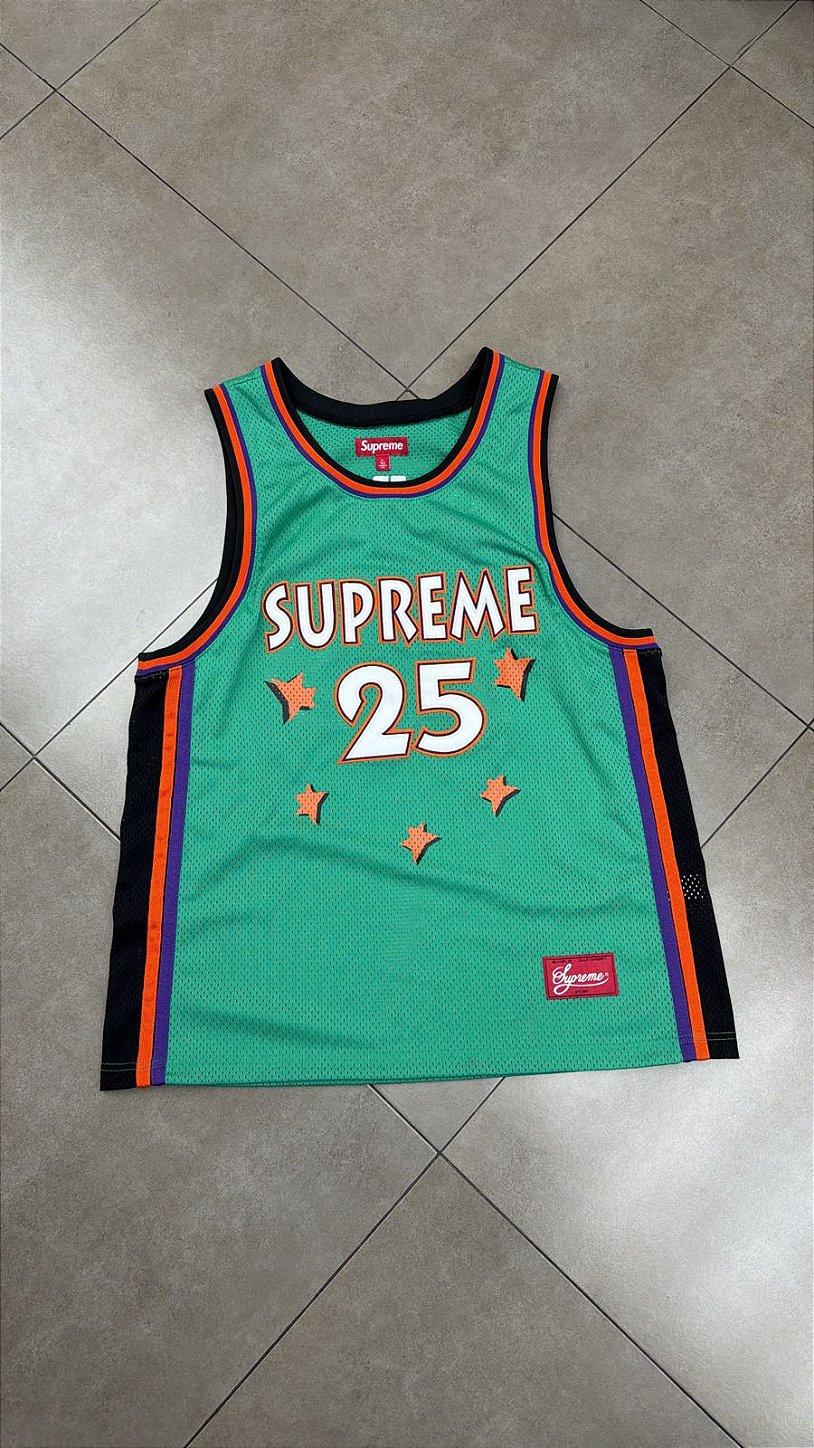 CAMISETA SUPREME ALL STAR BASKETBALL JERSEY GREEN - mercadohype