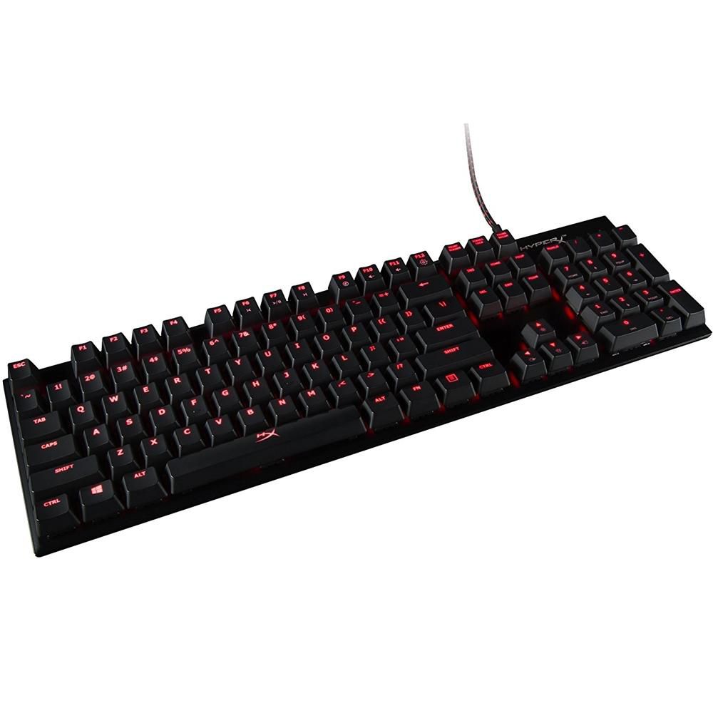 Teclado Mecânico Gamer HyperX Alloy FPS, LED, Switch Cherry MX Red, US -  HX-KB1RD1-NA/A4 - Sager Electronics